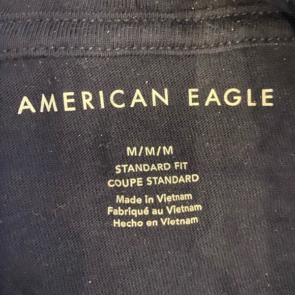 American eagle how did knit shirt w/pocket - Picture 3 of 5